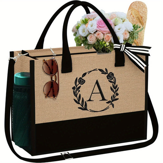 Tote Bag With Zipper Pockets