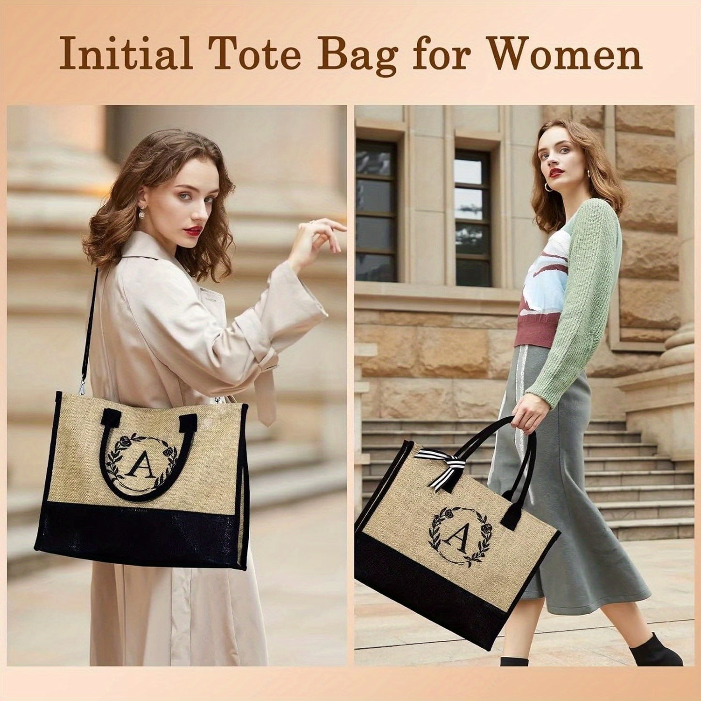 Tote Bag With Zipper Pockets