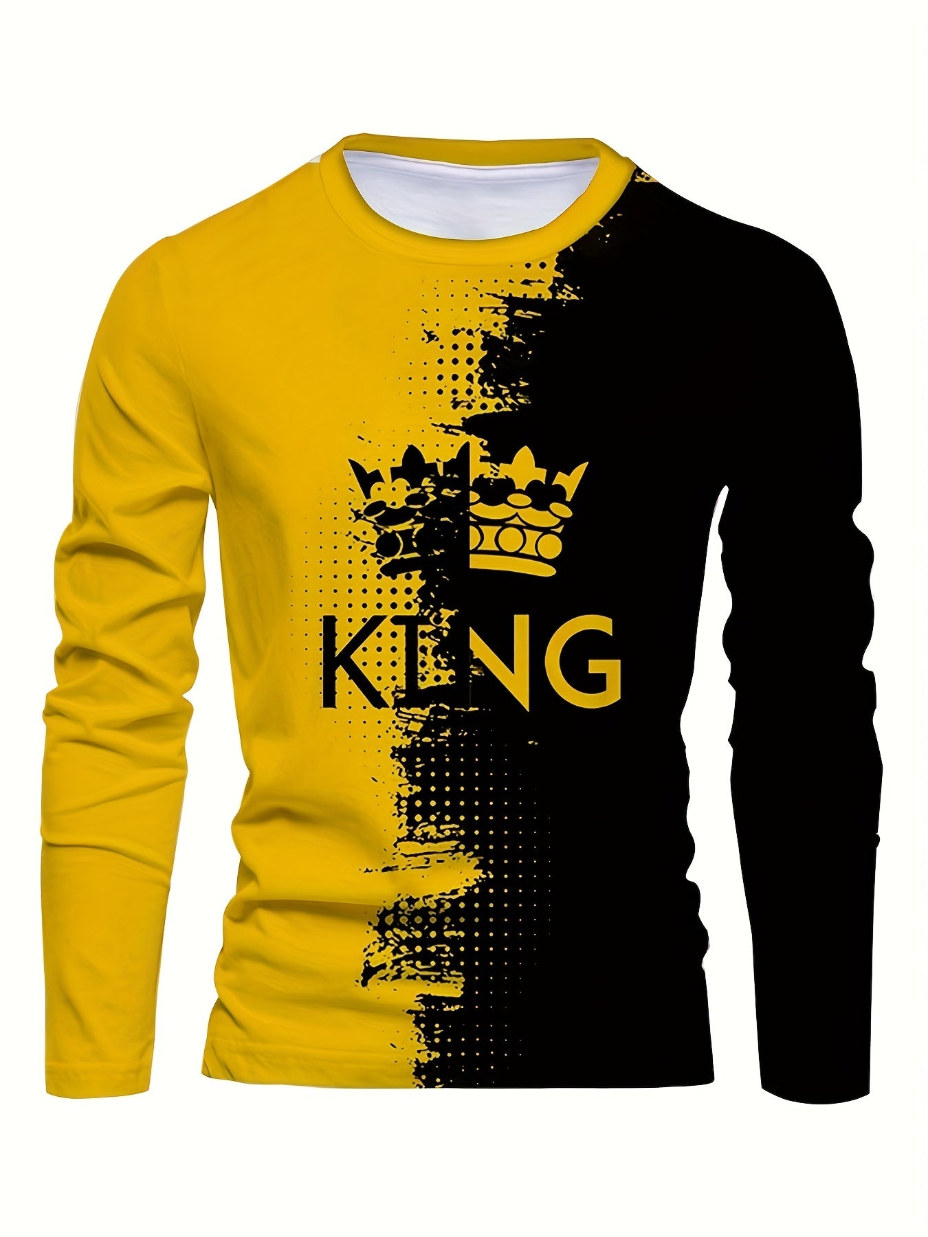 Men's King Crown Pattern Print Set