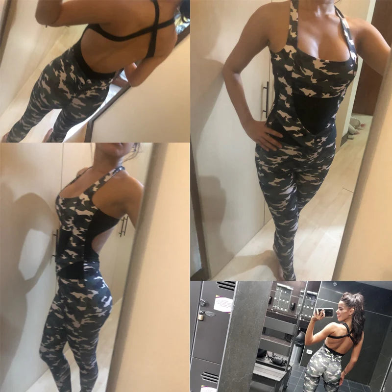 Sexy Backcross Sports Jumpsuits