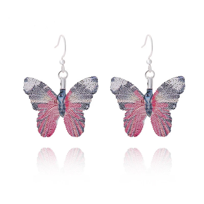 Cute Colorful Butterfly Earrings For Women