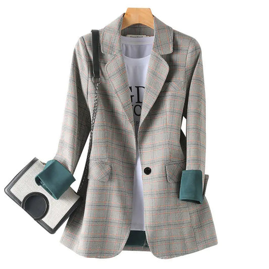 Ladies Long Sleeve Spring Casual Blazer