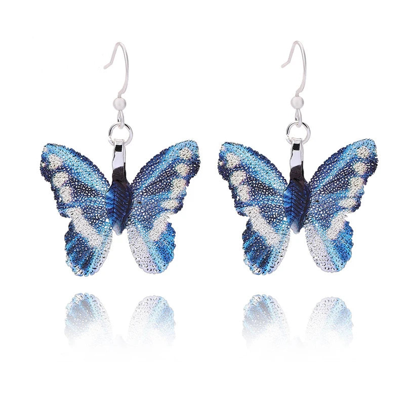 Cute Colorful Butterfly Earrings For Women