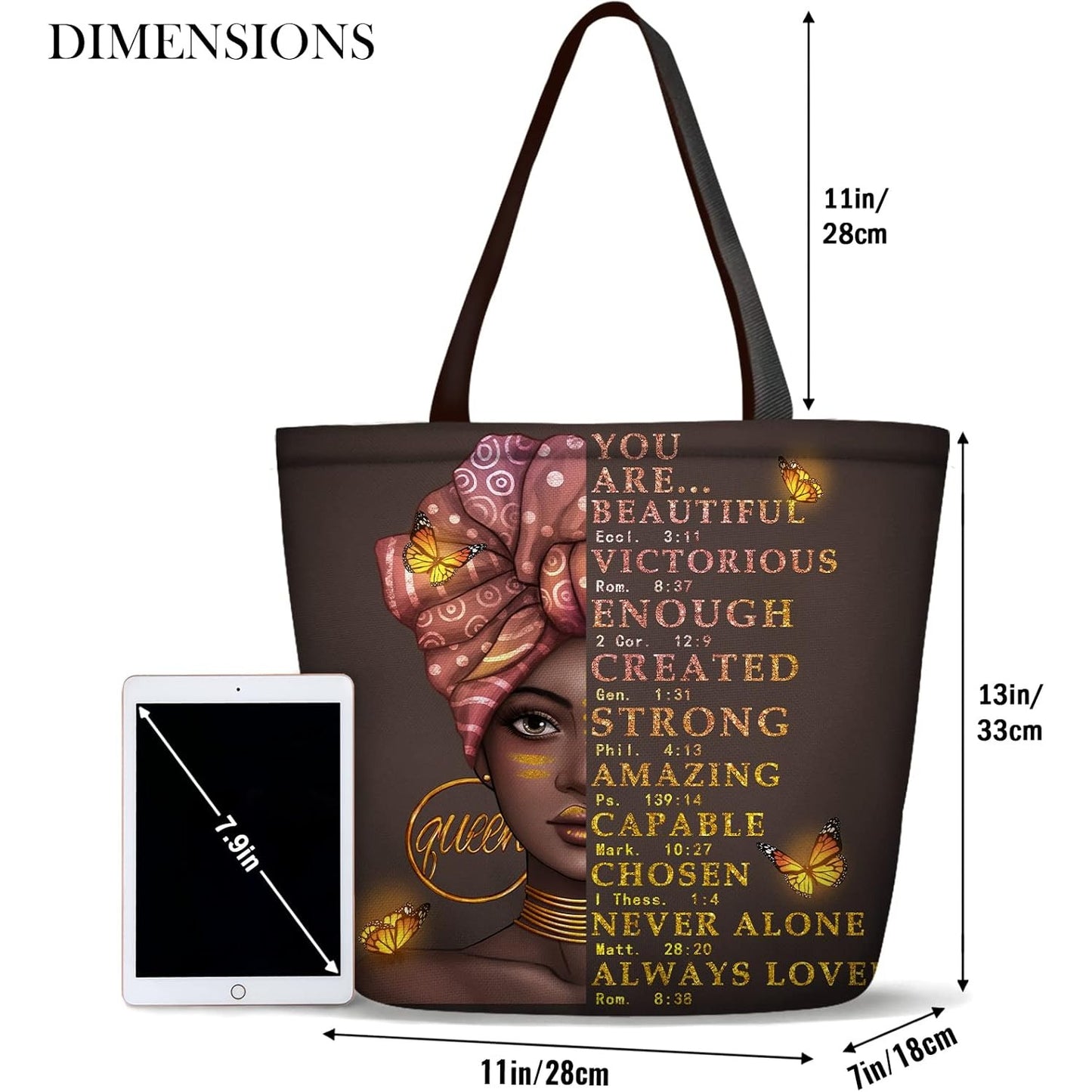 Afro Women Tote Bags