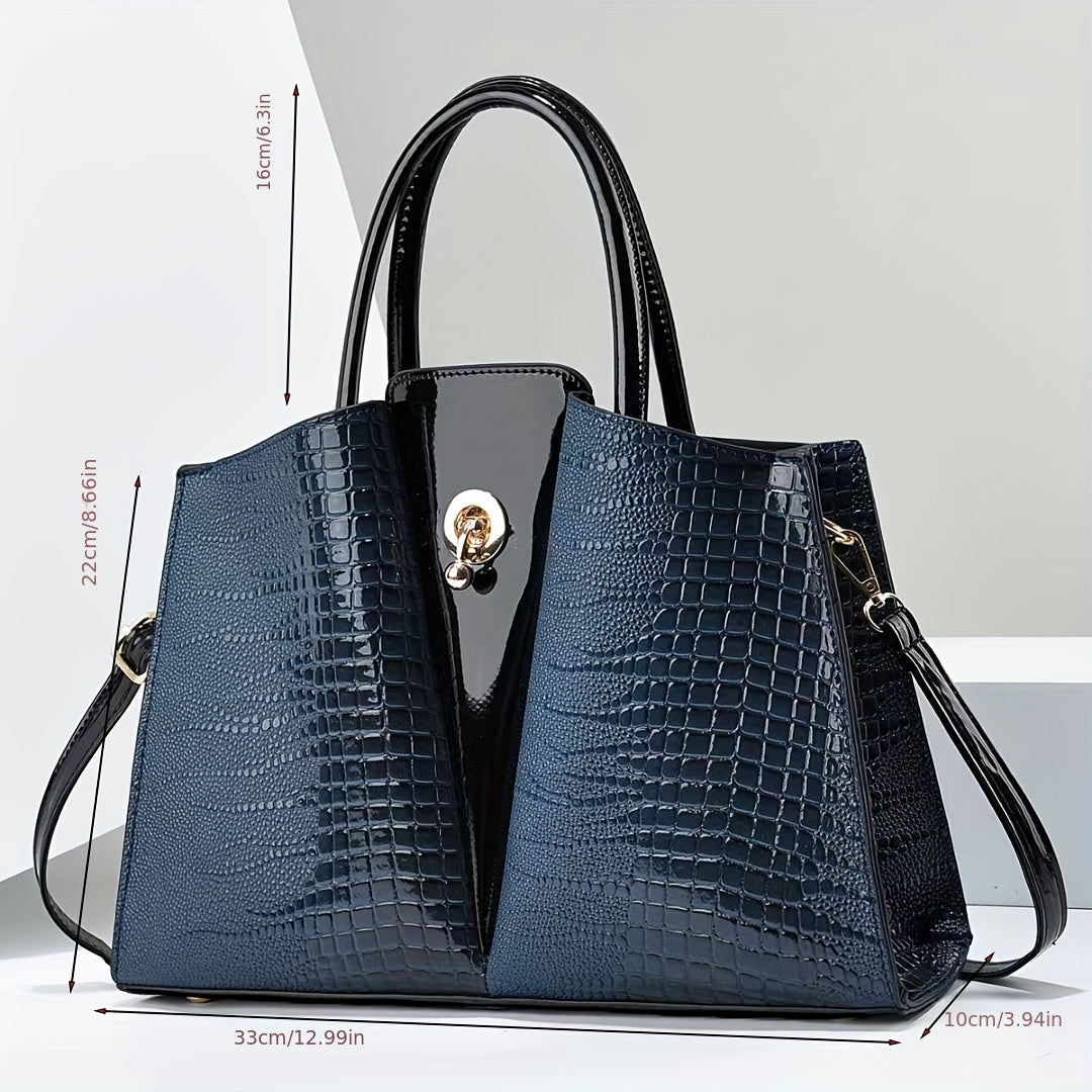 Crocodile Pattern Tote Bag