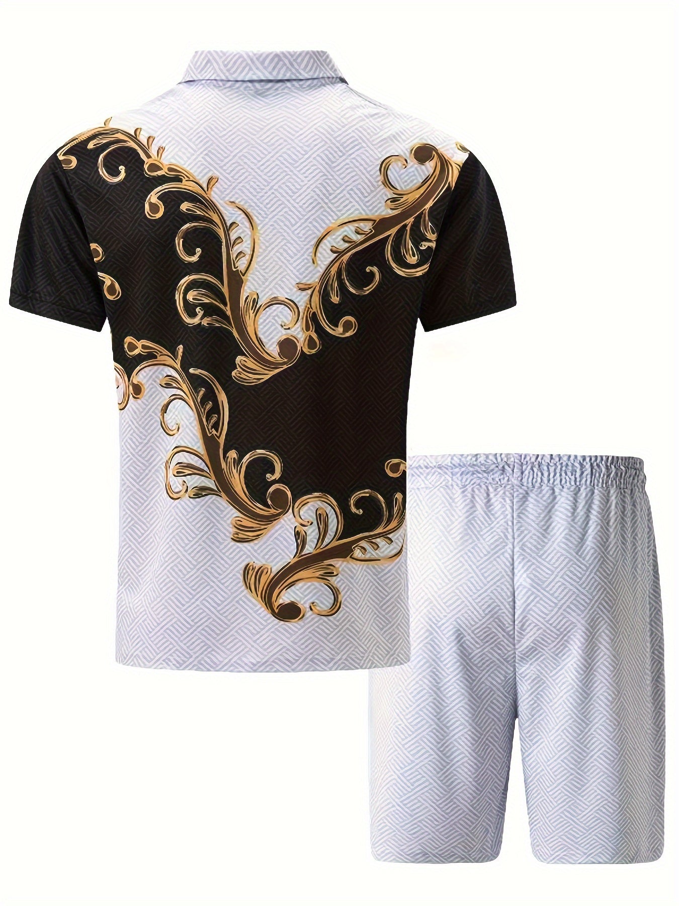 Men's Dazzling Pattern 2pcs Set