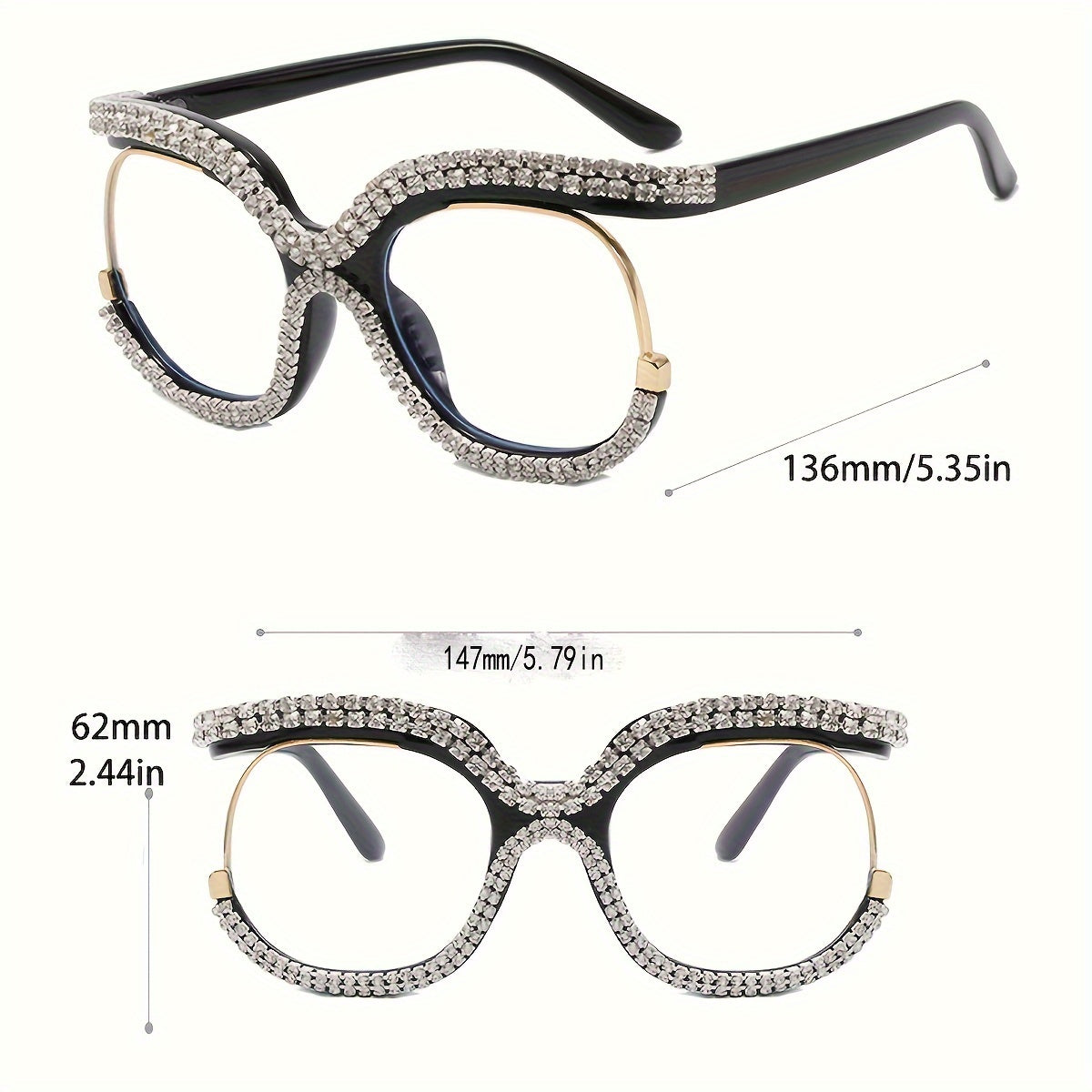 Owl Frame Clear Lens Glasses